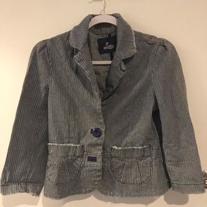 Pin stripe LUX denim Blazer